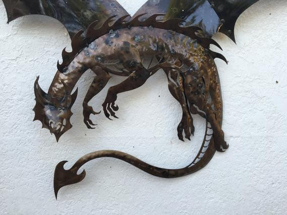 Best ideas about Dragon Wall Art
. Save or Pin Dragon metal dragon wall art art decor Now.