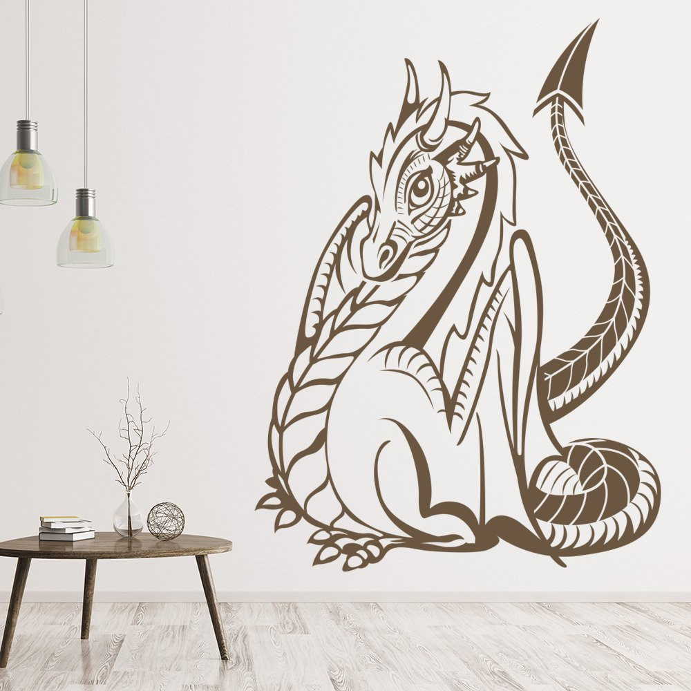 Best ideas about Dragon Wall Art
. Save or Pin Dragon Wall Sticker Fantasy Monster Wall Decal Kids Now.