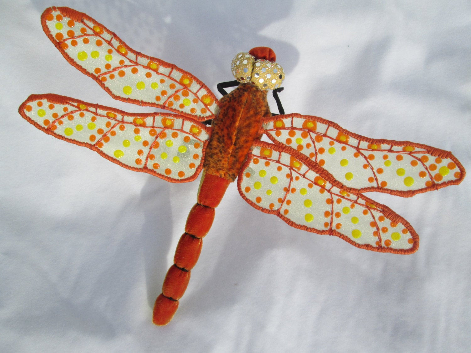 Best ideas about Dragonfly Wall Art
. Save or Pin Dragonfly Wall Hanging Art Decor Orange & Yellow Velvet Now.