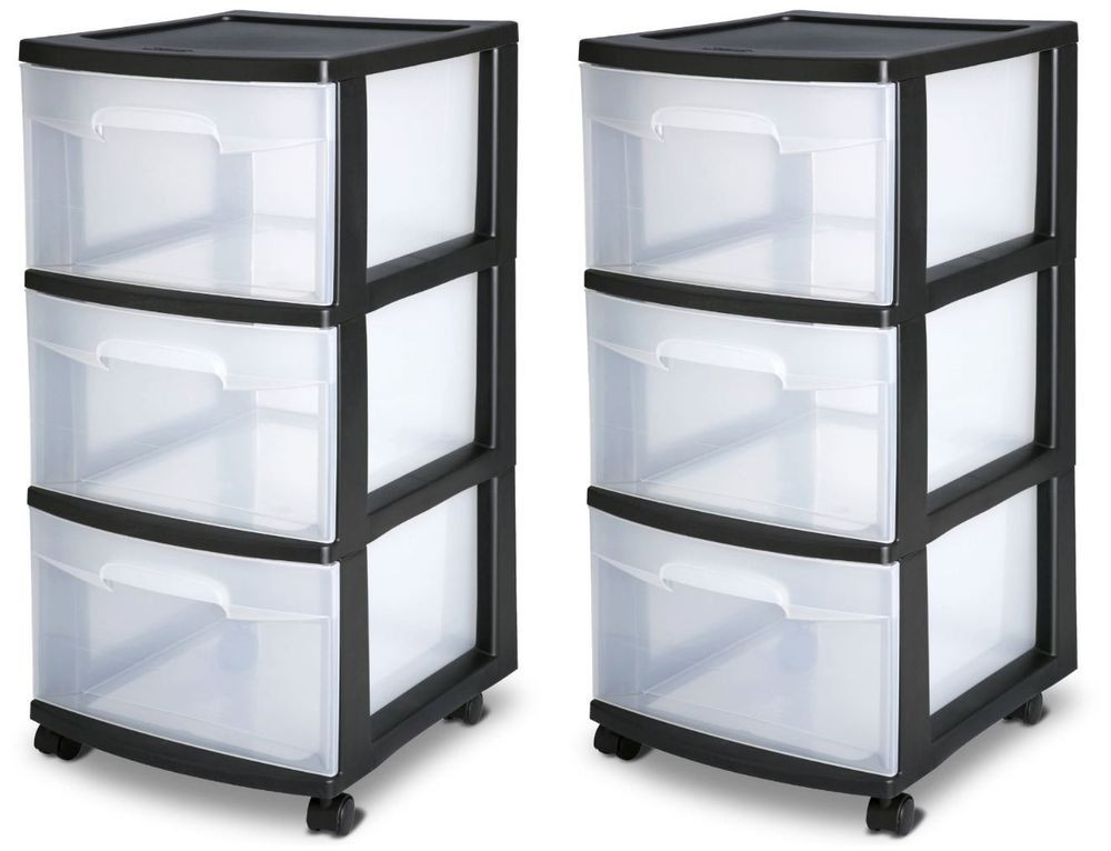 Best ideas about Drawer Storage Organizer
. Save or Pin 3 Drawer Plastic Rolling Cart Storage Box Sterilite Now.