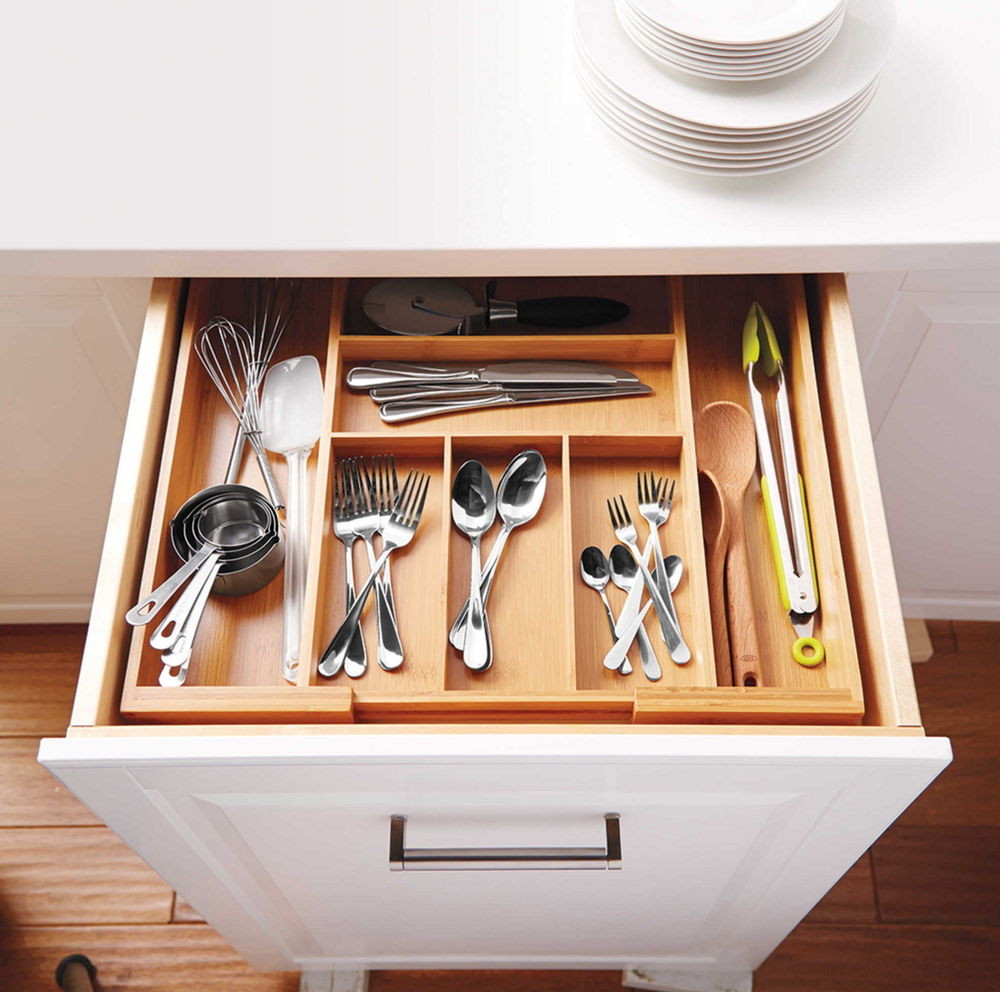 Best ideas about Drawer Storage Organizer
. Save or Pin New Flatware Storage Organizer Cutlery Tray Silverware Now.