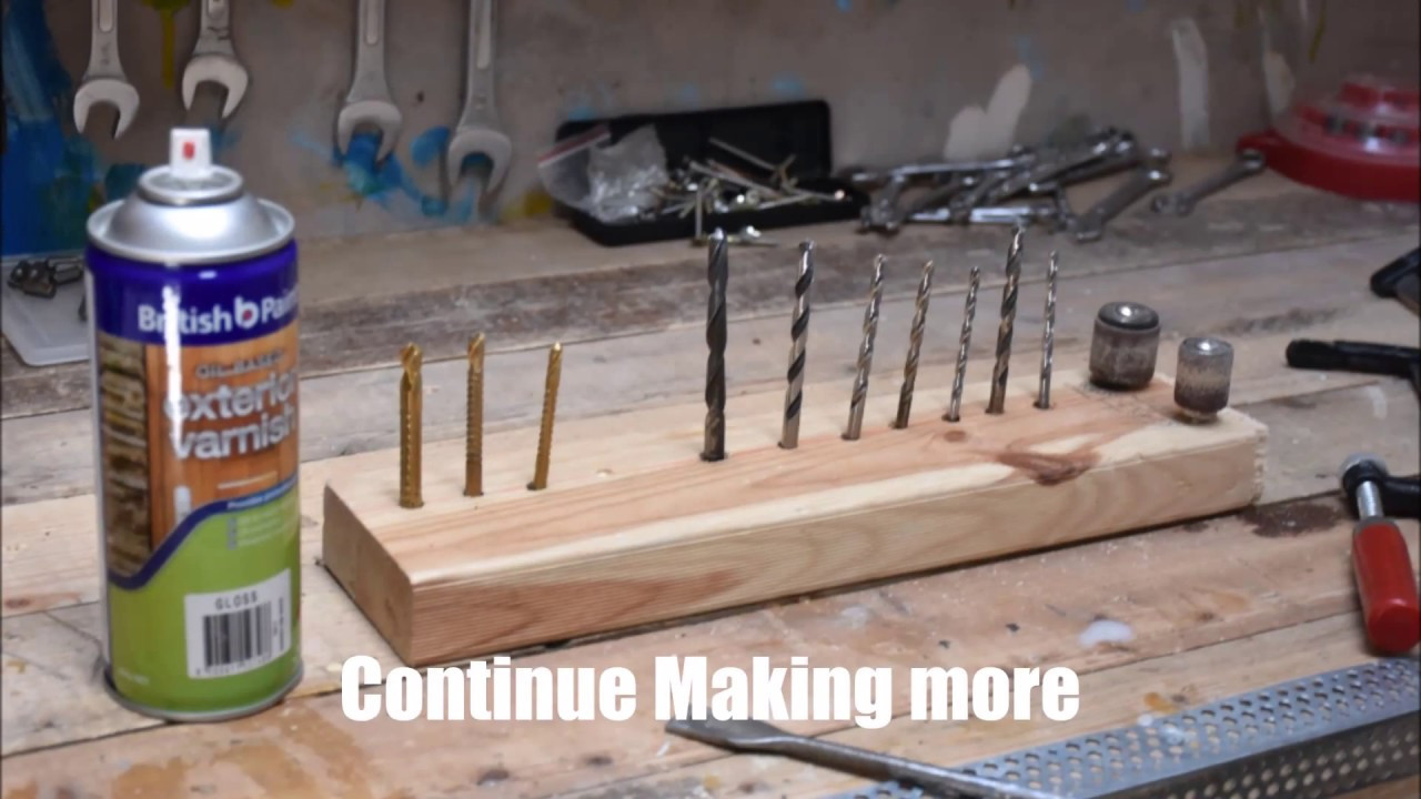 Best ideas about Drill Bit Organizer DIY
. Save or Pin Easy Drill Bit Holder Made In Minutes DIY Woodworking Now.