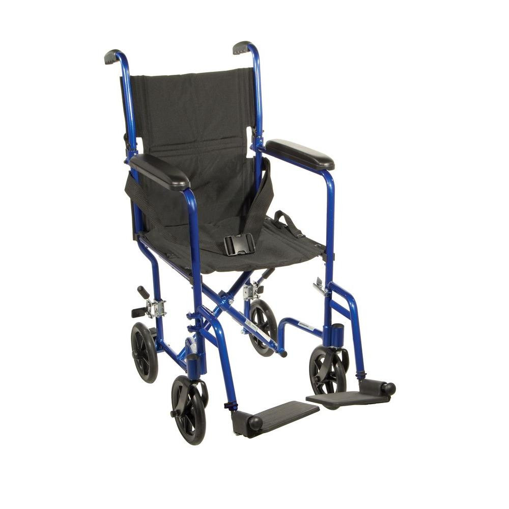 Best ideas about Drive Transport Chair
. Save or Pin Drive Lightweight Transport Wheelchair in Blue ATC19 BL Now.