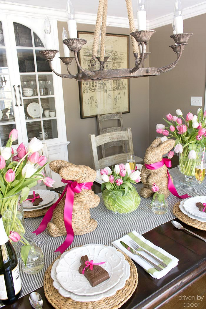 Best ideas about Easter Table Ideas
. Save or Pin Setting a Simple Easter Table With Decorations You Can Now.