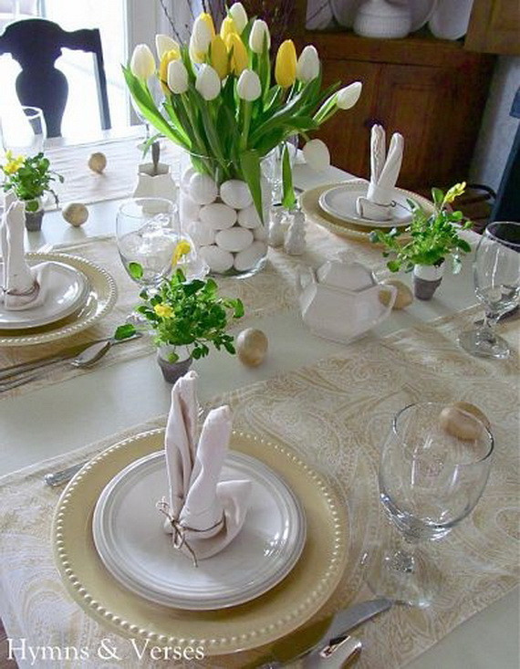 Best ideas about Easter Table Ideas
. Save or Pin 60 Easter Table Decorations Decoholic Now.