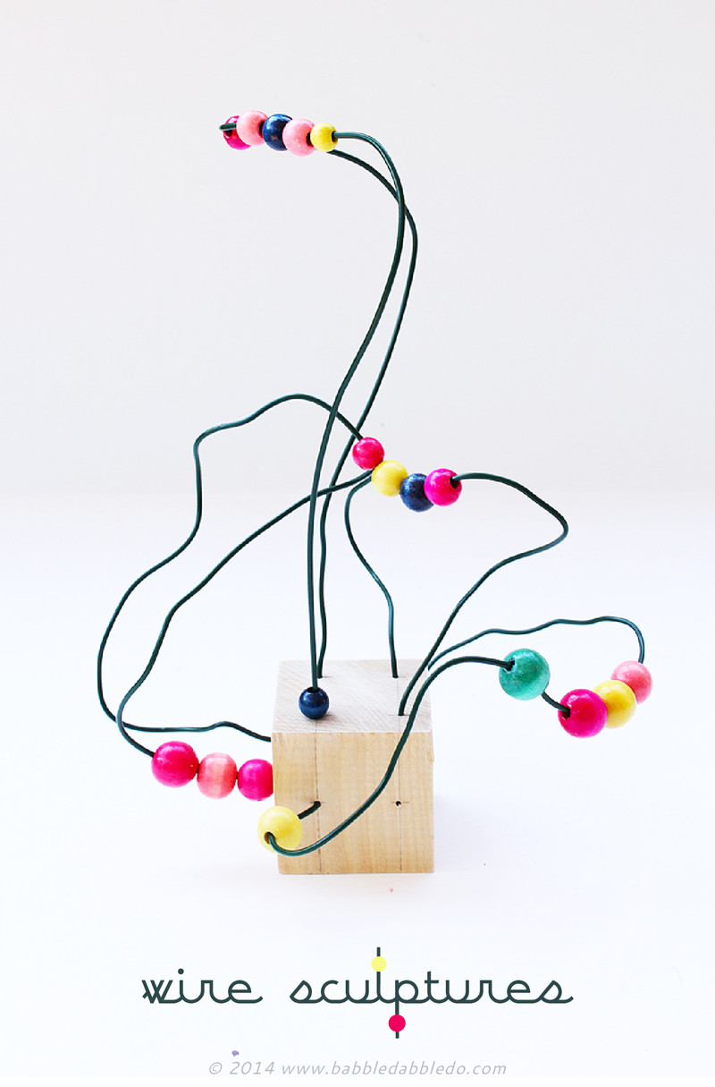 Best ideas about Easy Art For Kids
. Save or Pin Easy Art for Kids Wire Sculpture Babble Dabble Do Now.