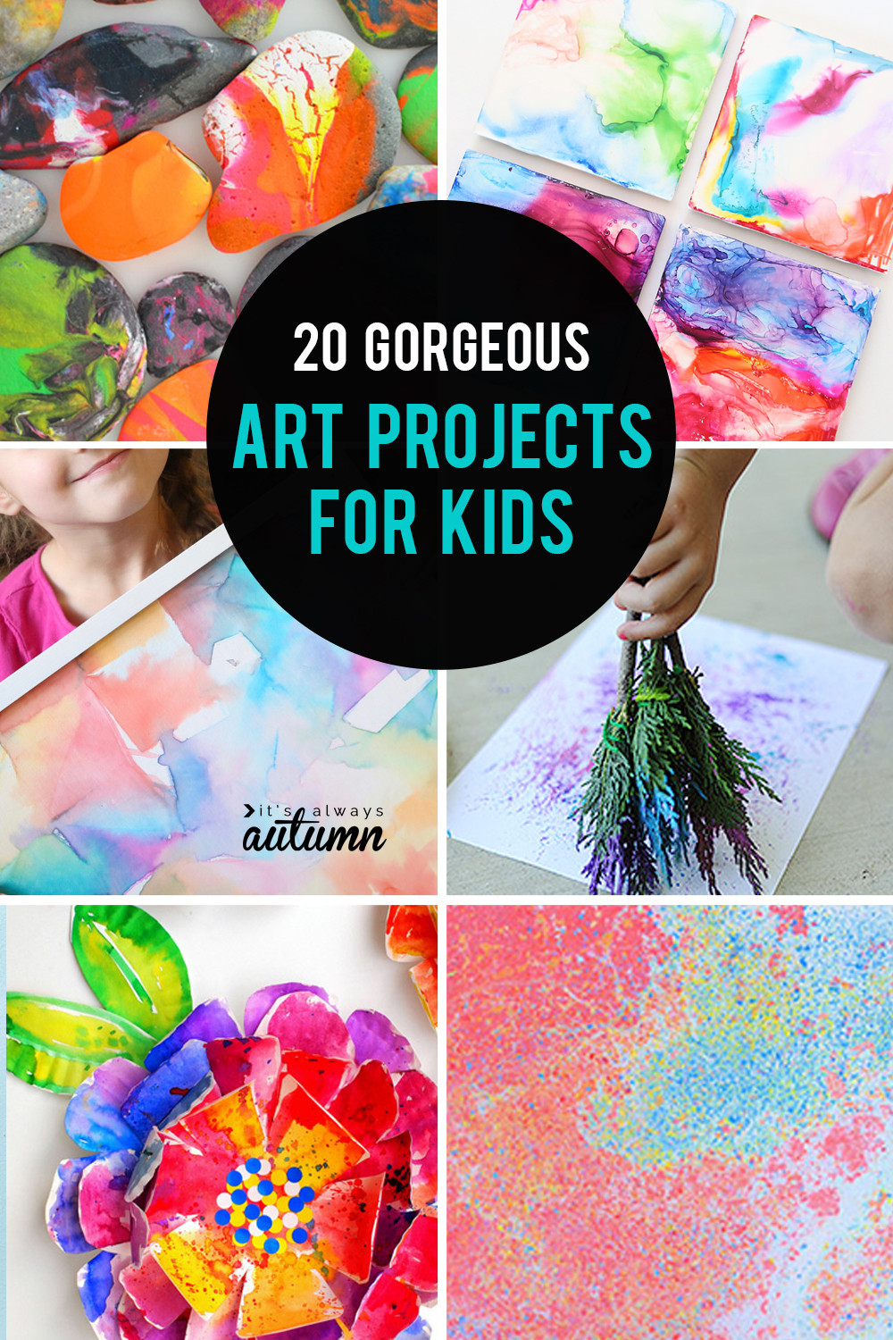 Best ideas about Easy Art Projects For Kids
. Save or Pin 20 kid art projects pretty enough to frame It s Always Now.