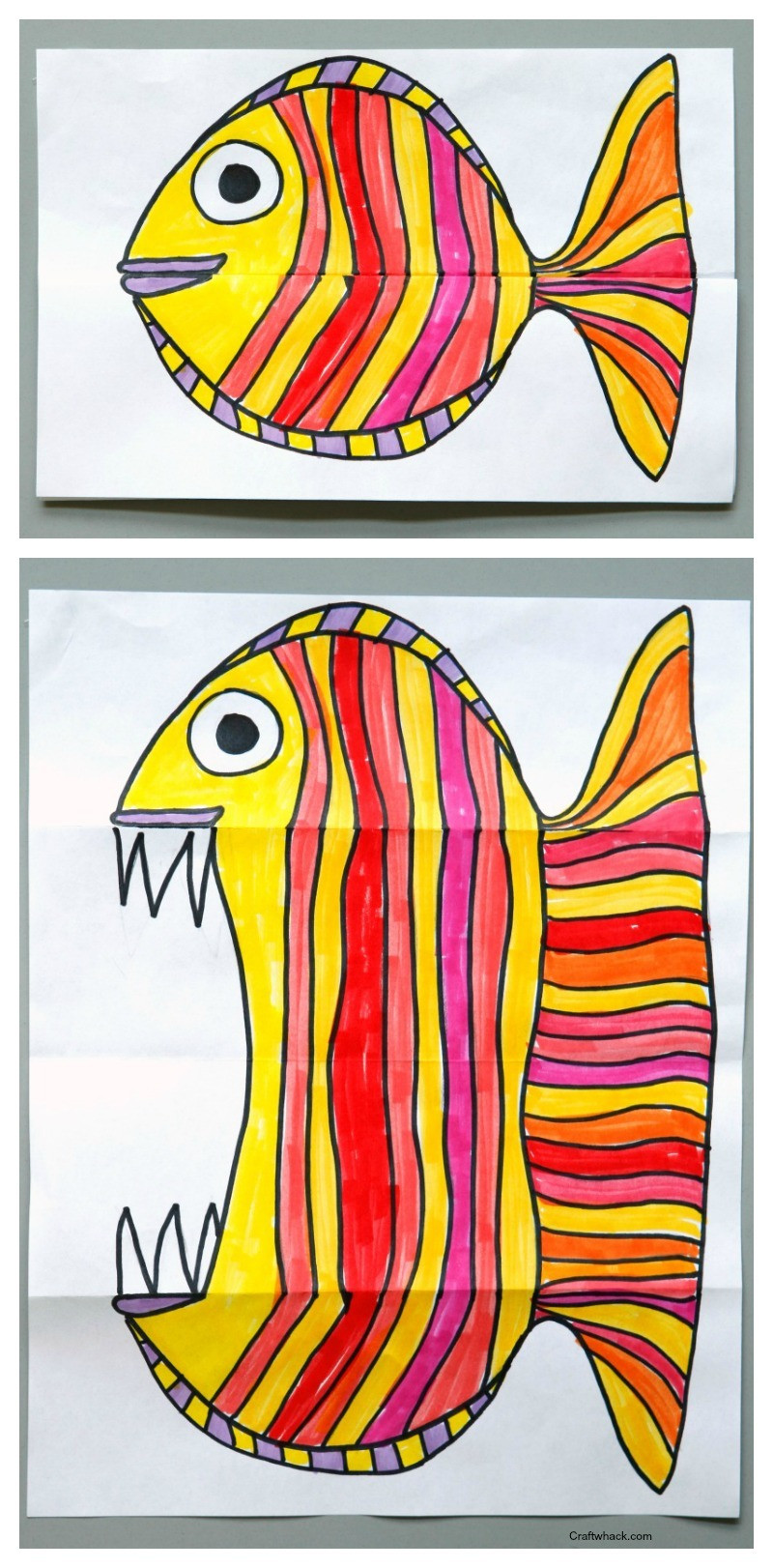 Best ideas about Easy Art Projects For Kids
. Save or Pin Surprise Ferocious Beings Paper Project · Craftwhack Now.