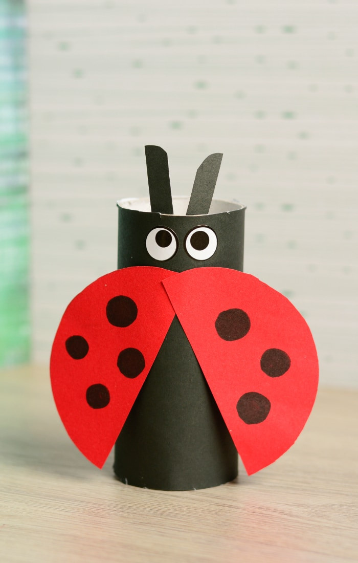 Best ideas about Easy Arts And Crafts For Kids
. Save or Pin Toilet Paper Roll Ladybug Craft Easy Peasy and Fun Now.