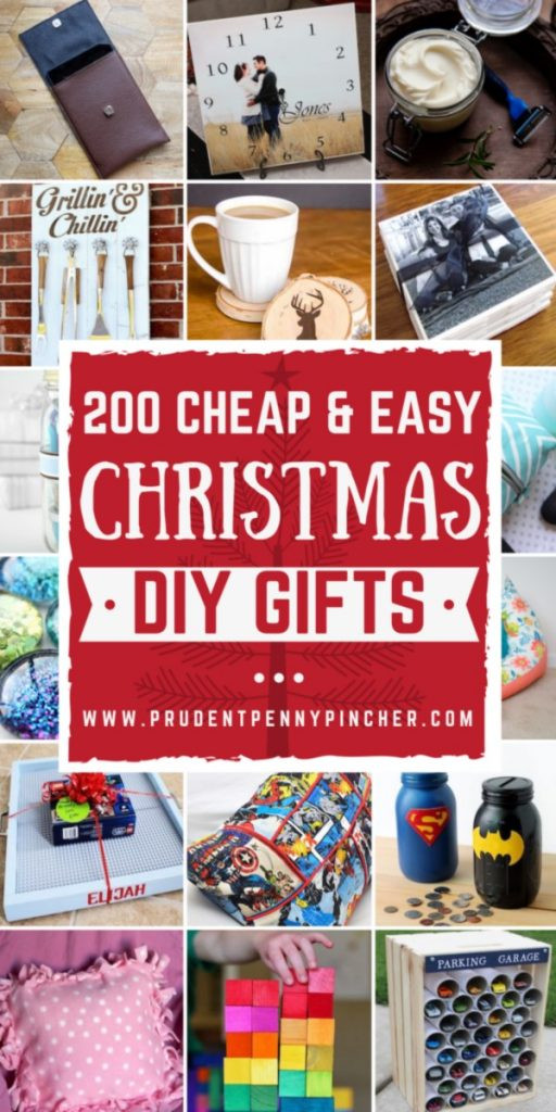 Best ideas about Easy Cheap DIY Christmas Gifts
. Save or Pin 200 Cheap and Easy DIY Christmas Gifts Prudent Penny Pincher Now.