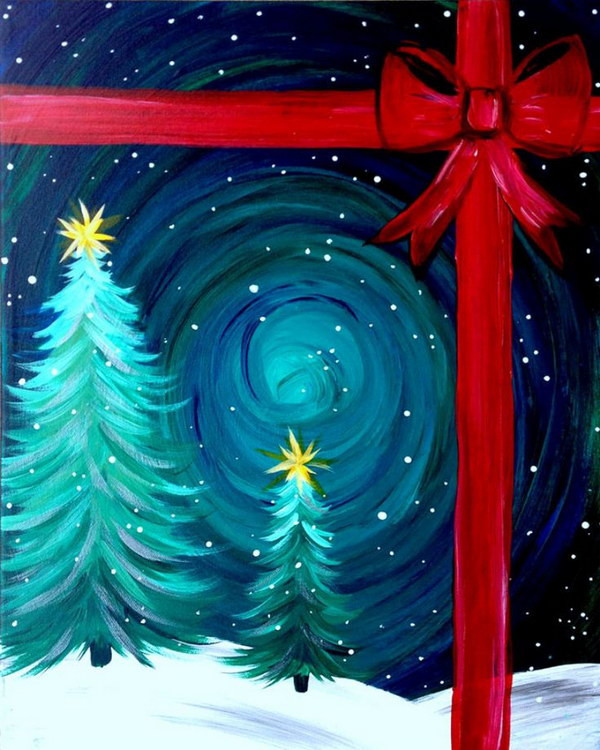 Best ideas about Easy Christmas Painting Ideas
. Save or Pin 15 Easy Canvas Painting Ideas for Christmas Noted List Now.