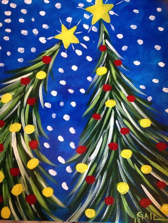 Best ideas about Easy Christmas Painting Ideas
. Save or Pin 19 Easy Canvas Painting Ideas To Take Homesthetics Now.
