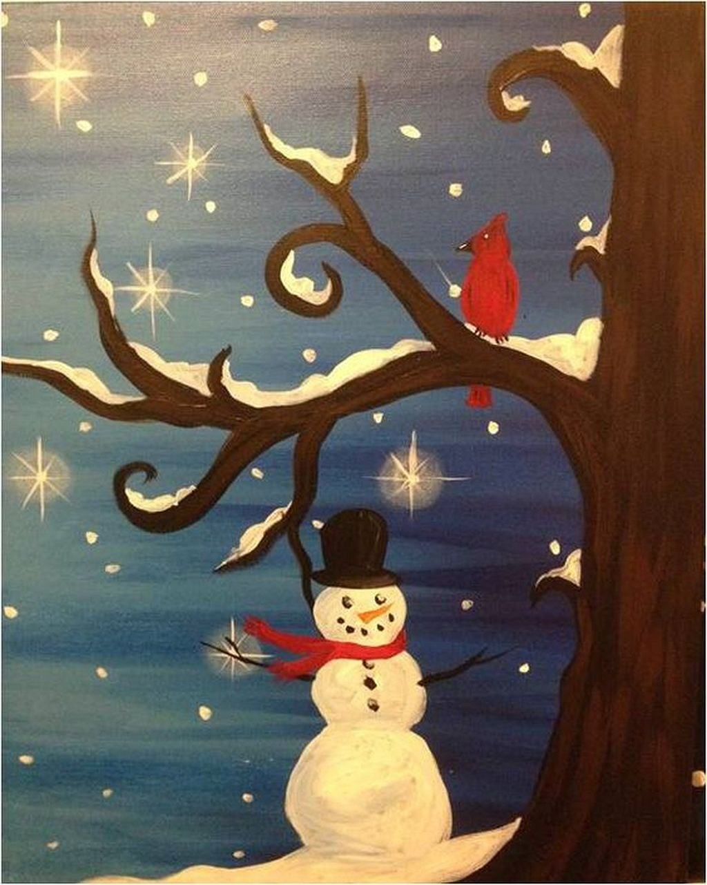 Best ideas about Easy Christmas Painting Ideas
. Save or Pin Christmas Paintings Canvas Easy Ideas In Home 26 Now.