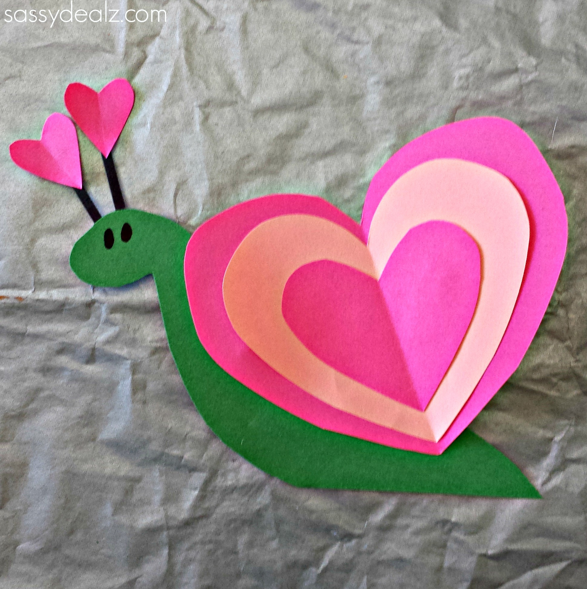 Best ideas about Easy Crafts For Kids
. Save or Pin Heart Snail Craft For Kids Valentine Art Project Now.