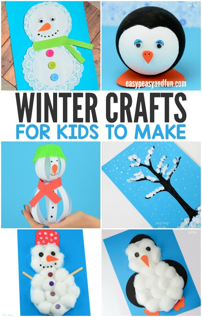 Best ideas about Easy Crafts For Kids To Make
. Save or Pin Winter Crafts for Kids to Make Easy Peasy and Fun Now.