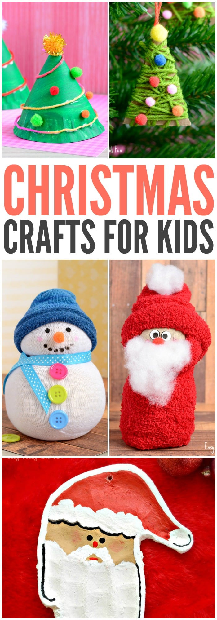 Best ideas about Easy Crafts To Make For Kids
. Save or Pin Christmas Crafts for Kids to Make Easy Peasy and Fun Now.