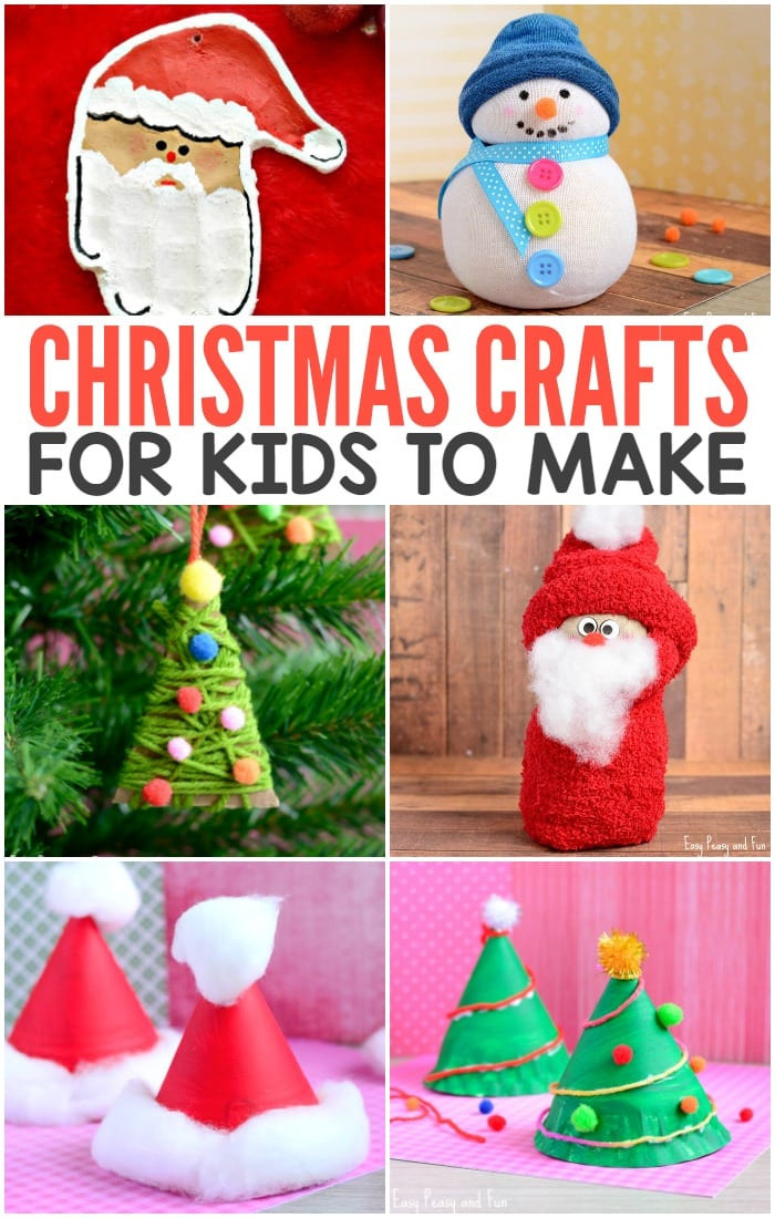 Best ideas about Easy Crafts To Make For Kids
. Save or Pin Christmas Crafts for Kids to Make Easy Peasy and Fun Now.