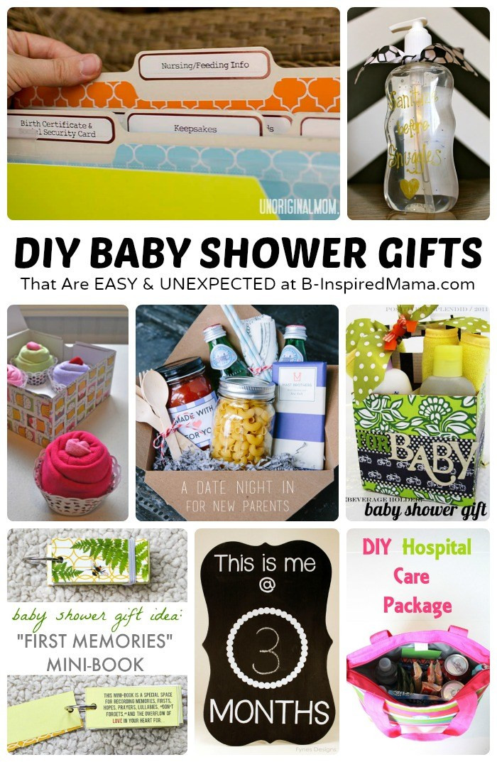 Best ideas about Easy DIY Baby Gifts
. Save or Pin Easy and Unexpected DIY Baby Shower Gifts Now.
