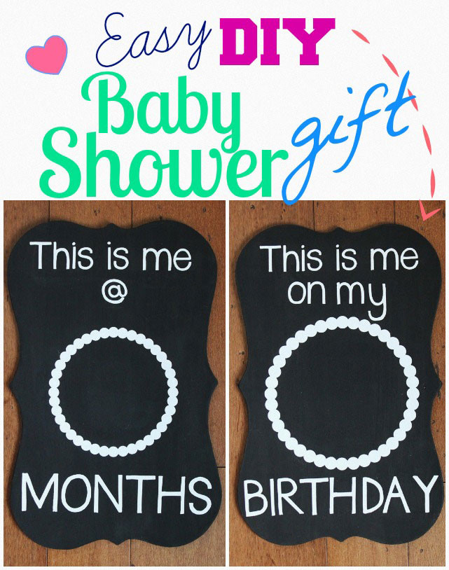 Best ideas about Easy DIY Baby Gifts
. Save or Pin Easy DIY Baby Shower Gift Prop Sign FYNES DESIGNS Now.