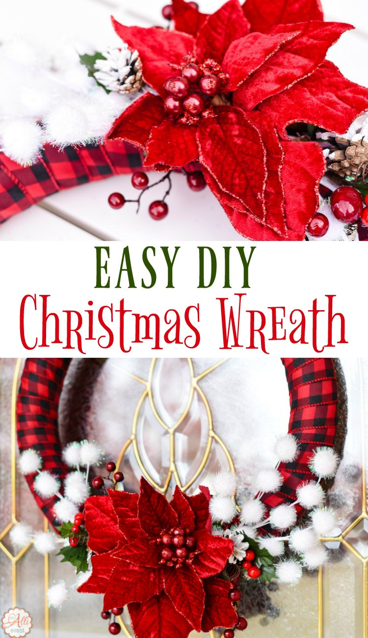 Best ideas about Easy DIY Christmas Wreath
. Save or Pin How to Make an Easy DIY Christmas Wreath An Alli Event Now.