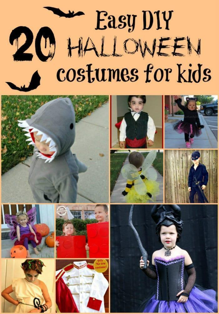 Best ideas about Easy DIY Costumes For Kids
. Save or Pin 20 Easy DIY Halloween Costume Ideas for Kids Now.