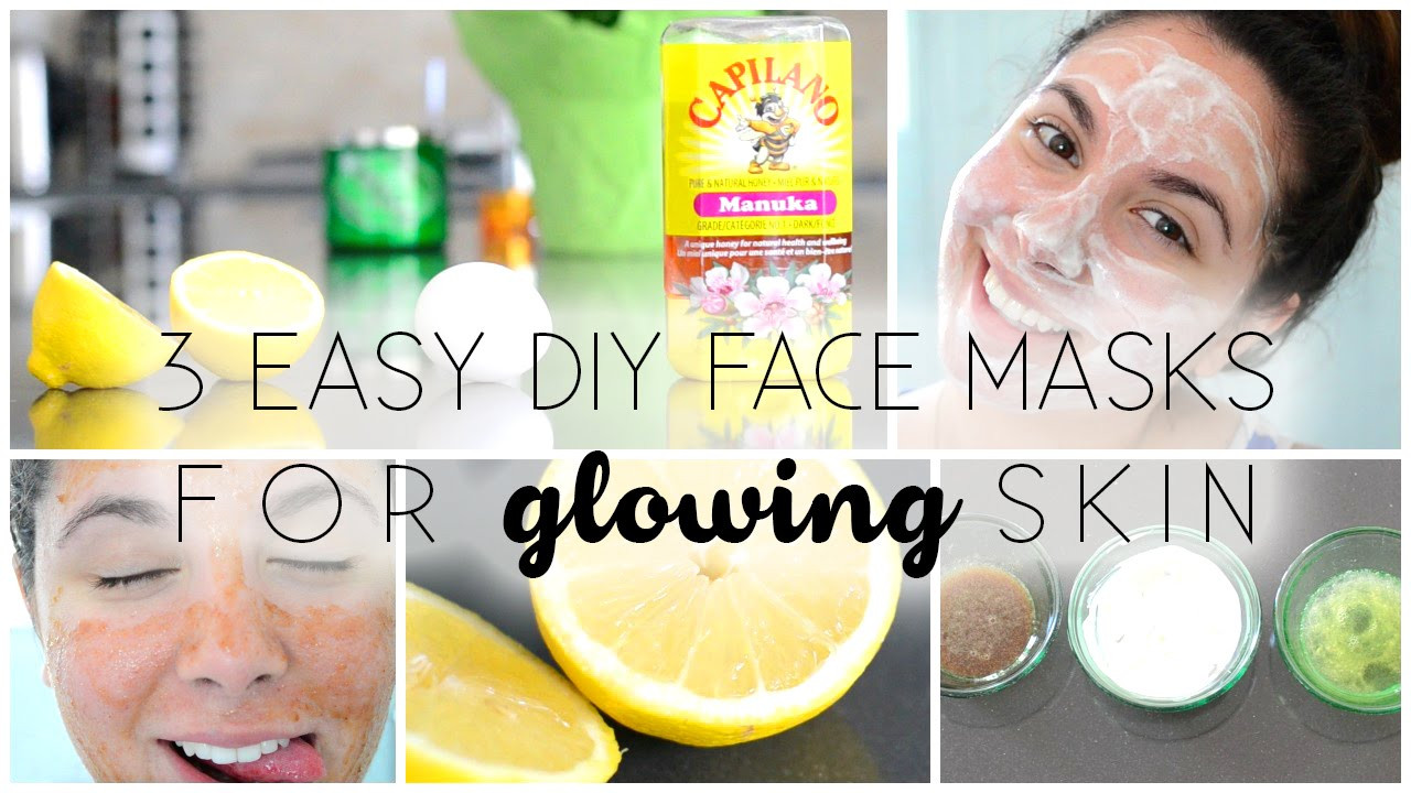 Best ideas about Easy DIY Face Mask
. Save or Pin 3 Easy DIY Face Masks ♡ For GLOWING Skin Now.