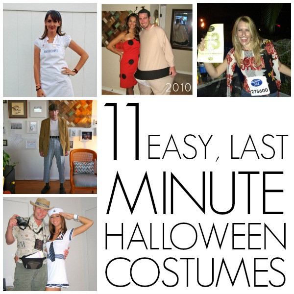 Best ideas about Easy DIY Last Minute Halloween Costumes
. Save or Pin Last minute homemade Halloween costumes C R A F T Now.
