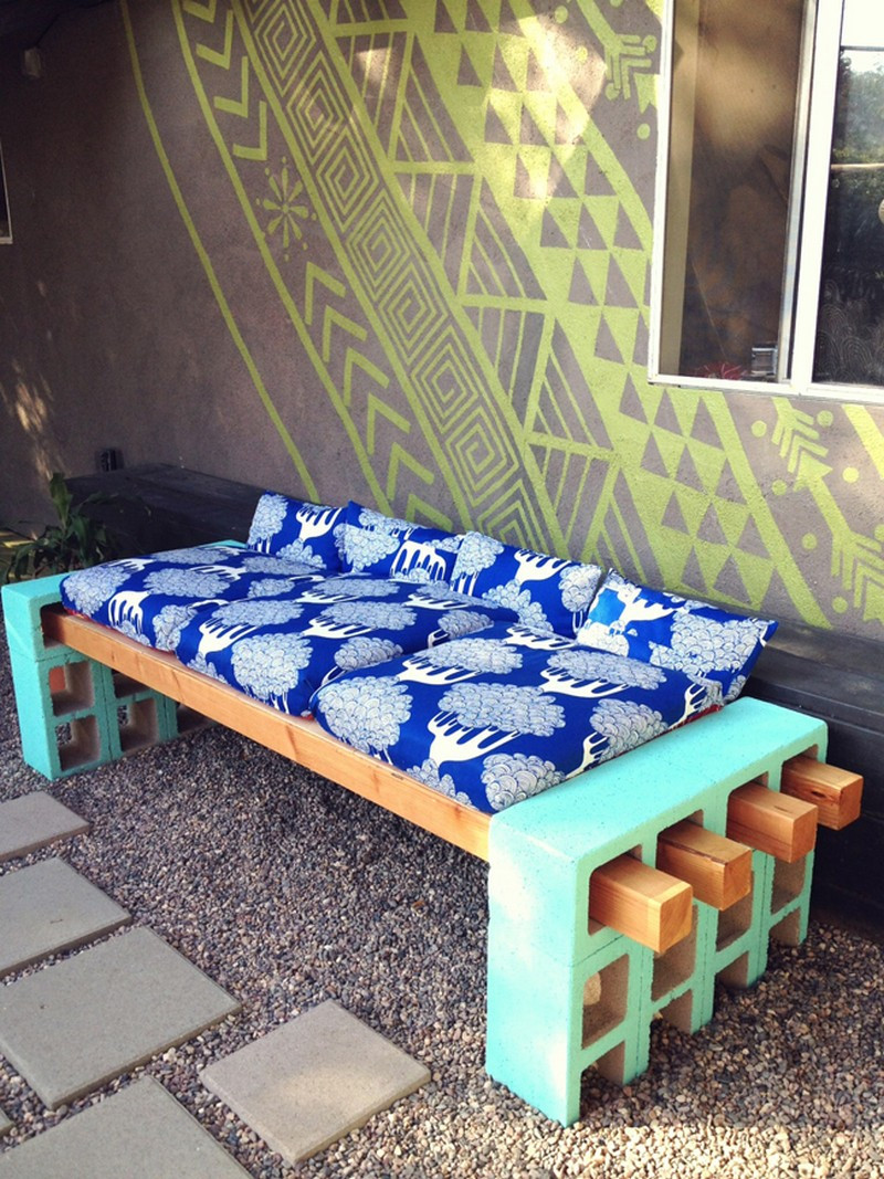 Best ideas about Easy Diy Patio
. Save or Pin DIY Cinder Block Outdoor Bench – The Owner Builder Network Now.