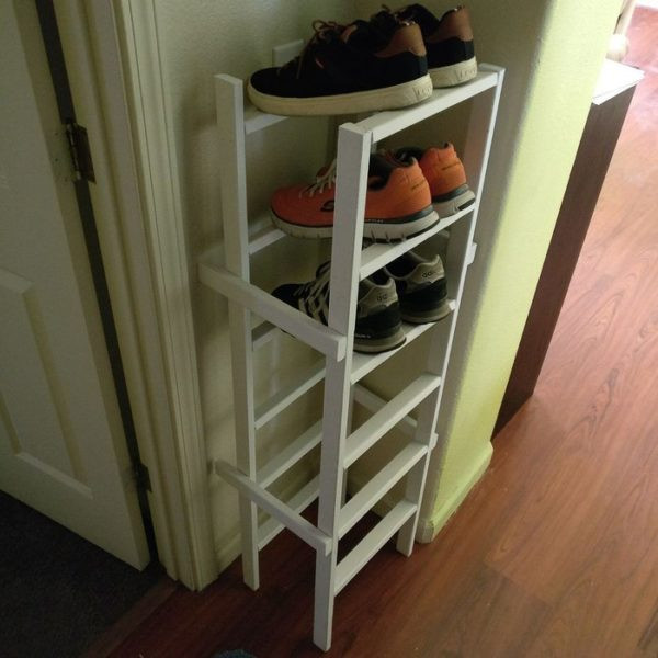 Best ideas about Easy DIY Shoe Rack
. Save or Pin 62 Easy DIY Shoe Rack Storage Ideas You Can Build on a Bud Now.