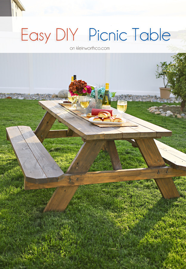 Best ideas about Easy DIY Table
. Save or Pin Easy DIY Picnic Table BigDIYIdeas Now.