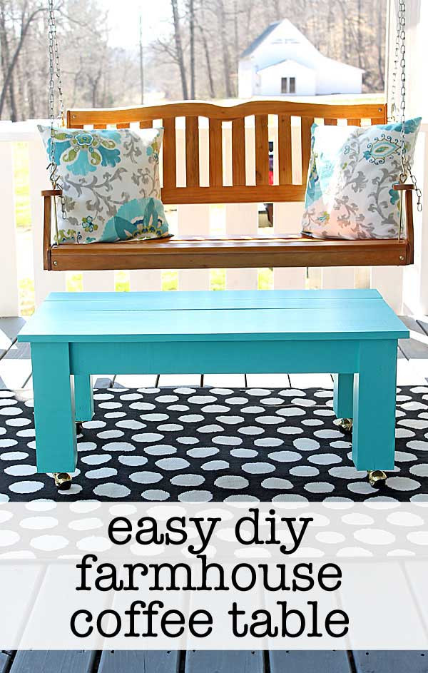 Best ideas about Easy DIY Table
. Save or Pin Easy Farmhouse Style DIY Coffee Table Now.