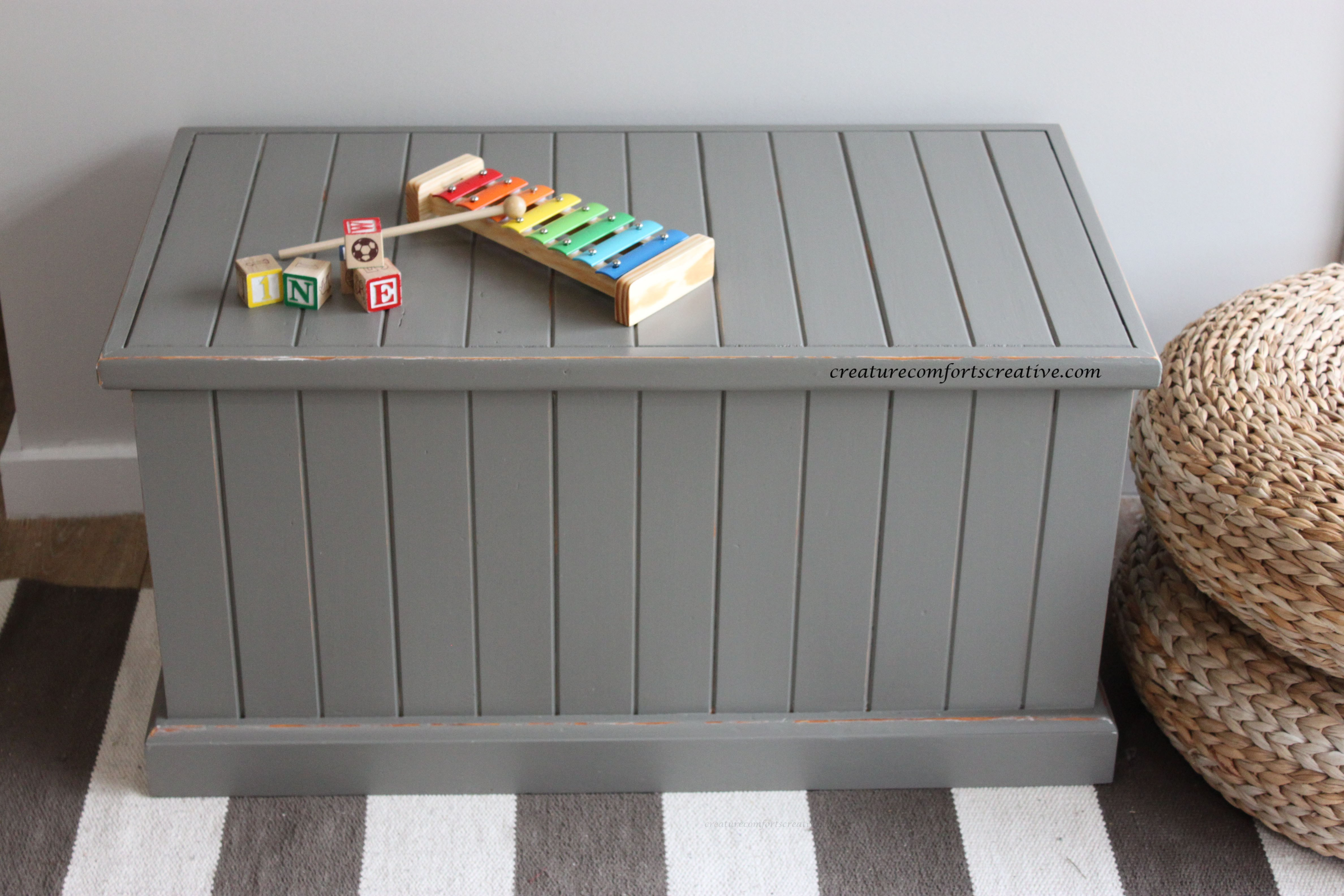 Best ideas about Easy DIY Toy Box
. Save or Pin DIY Distressed Up cycled Hinged Toy Box Now.