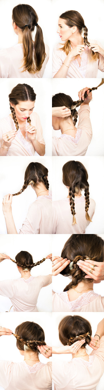 Best ideas about Easy DIY Wedding Hair
. Save or Pin 12 DIY Braid Tutorials Great for Brides Now.