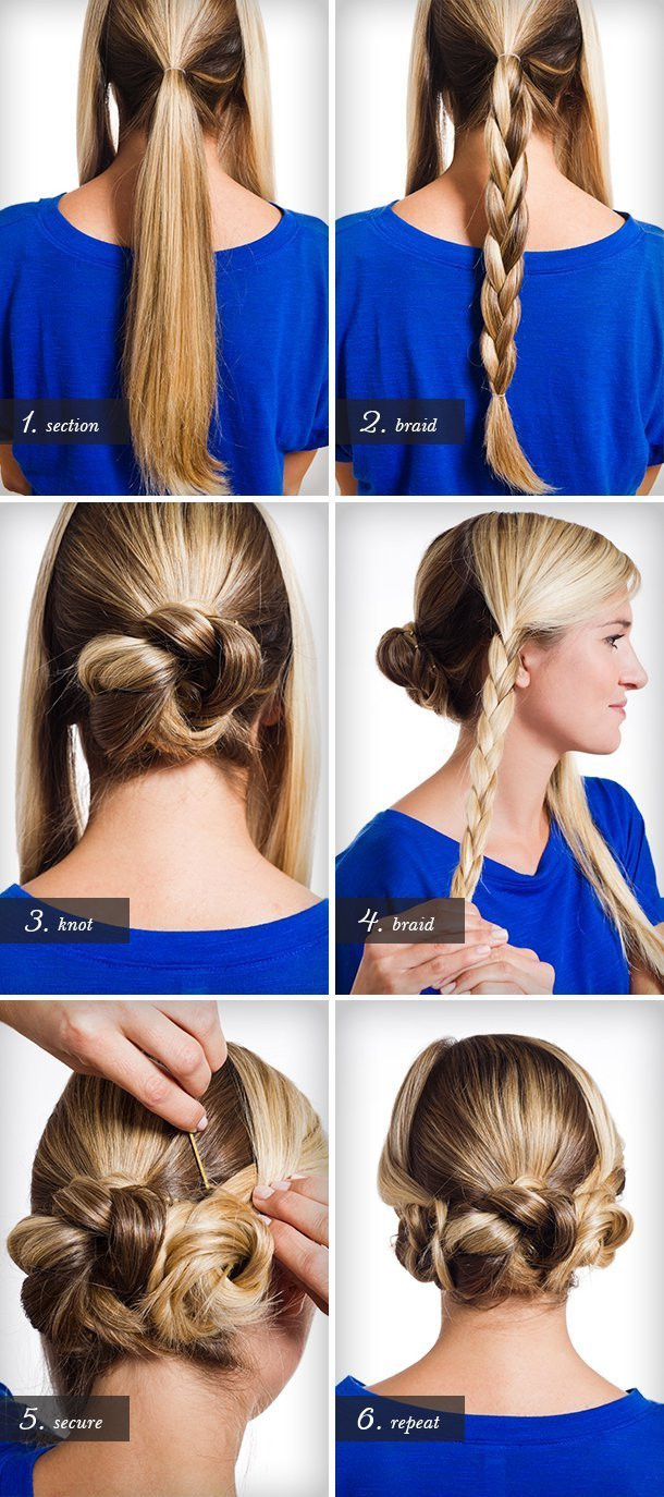 Best ideas about Easy DIY Wedding Hairstyles
. Save or Pin Braids twists and buns 20 easy DIY wedding hairstyles Now.
