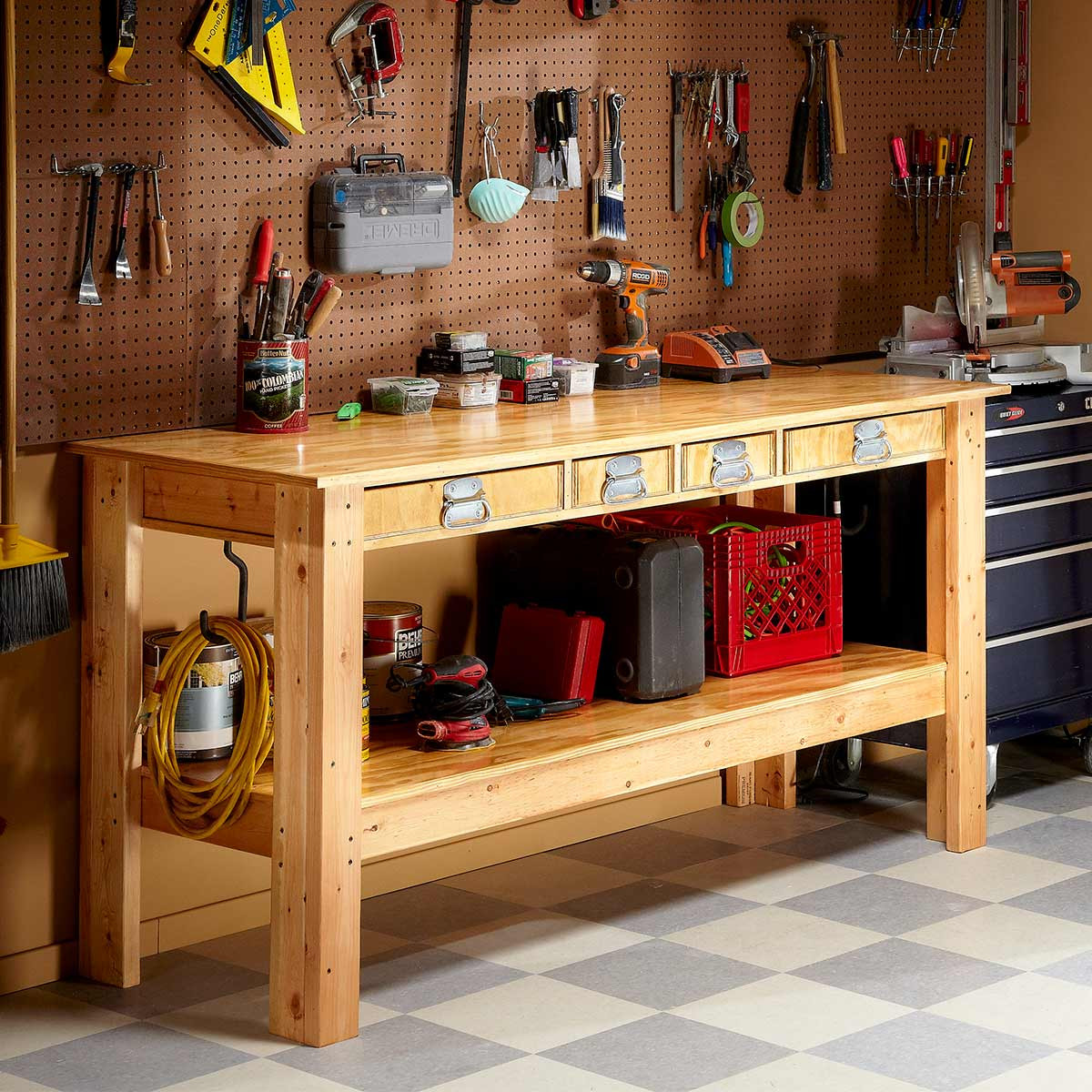 Best ideas about Easy DIY Workbench
. Save or Pin 12 Super Simple Workbenches You Can Build — The Family Now.
