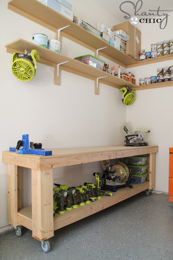 Best ideas about Easy DIY Workbench
. Save or Pin DIY Workbench Free Plans Shanty 2 Chic Now.