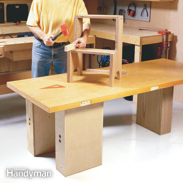 Best ideas about Easy DIY Workbench
. Save or Pin How to Build Workbenches 4 Knockdown Designs Now.