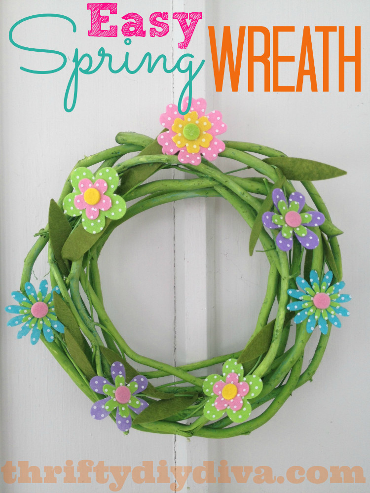 Best ideas about Easy Do It Yourself Projects For Kids
. Save or Pin Easy DIY Spring Wreath Craft – Thrifty DIY Diva Now.