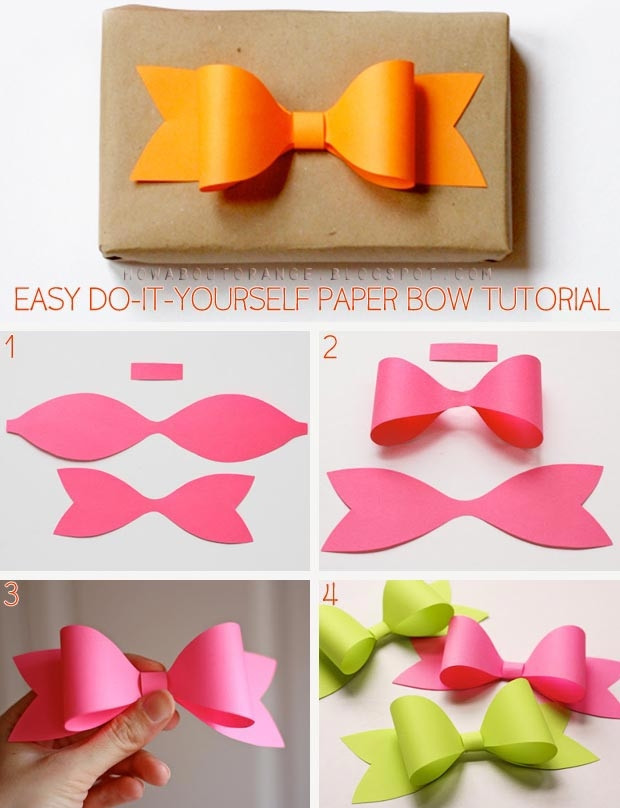 Best ideas about Easy Do It Yourself Projects For Kids
. Save or Pin Diy Paper Bow s and for Now.