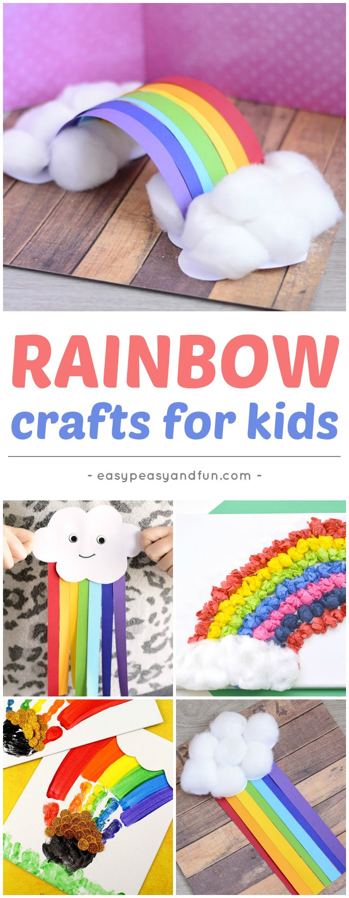 Best ideas about Easy Fun Crafts For Toddlers
. Save or Pin Rainbow Crafts for Kids Easy Peasy and Fun Now.