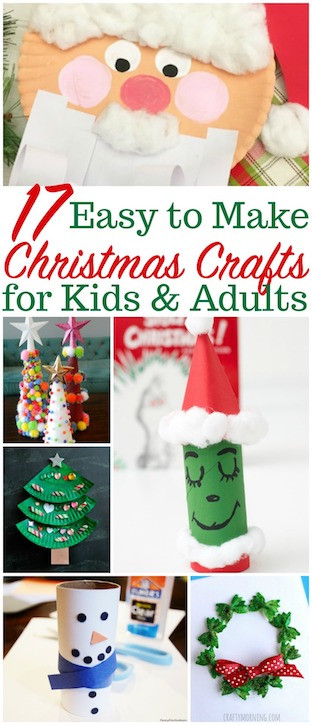 Best ideas about Easy Holiday Crafts For Adults
. Save or Pin Easy Christmas Crafts for Kids and Adults to Create Now.