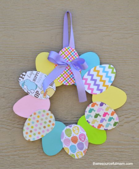 Best ideas about Easy Spring Crafts For Adults
. Save or Pin Easy Paper Easter Wreath Now.