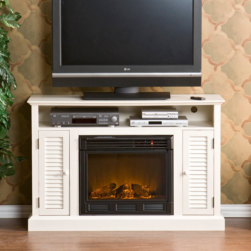 Best ideas about Electric Fireplace Entertainment Center
. Save or Pin Southern Enterprises Antebellum Antique White Now.