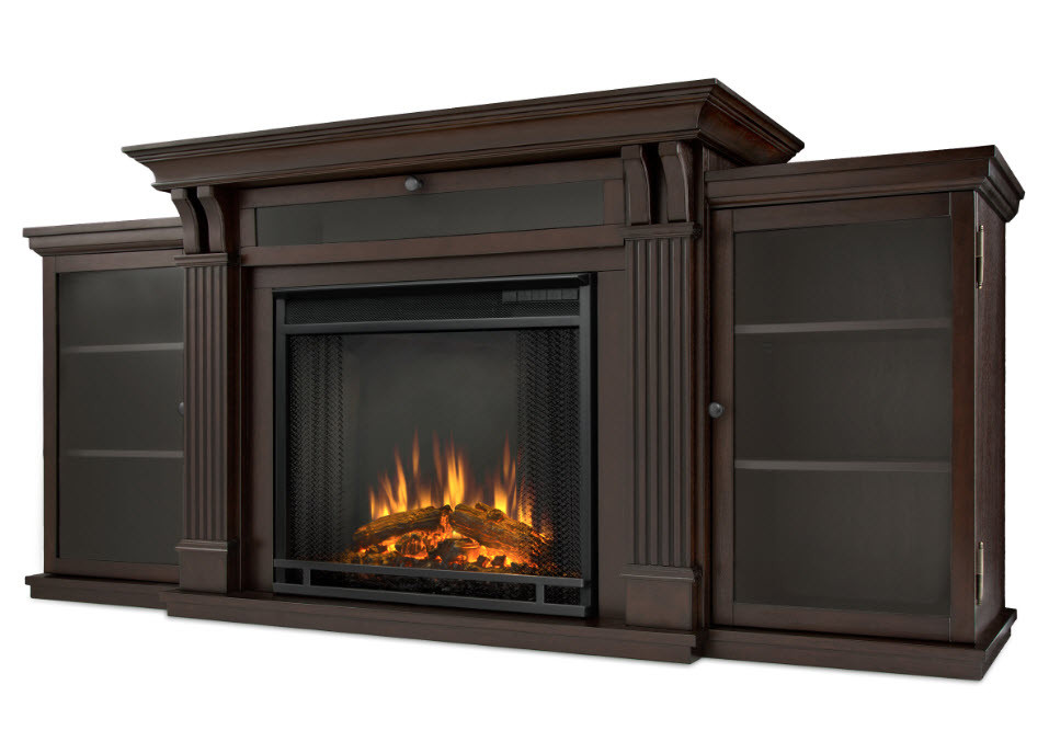 Best ideas about Electric Fireplace Entertainment Center
. Save or Pin 67" Ashley Dark Walnut Entertainment Center Electric Fireplace Now.