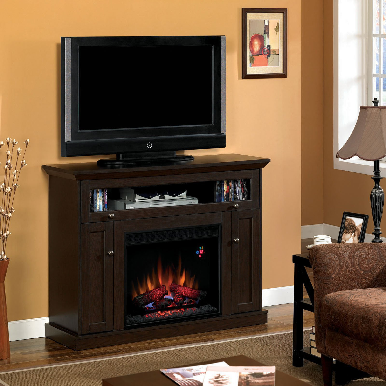 Best ideas about Electric Fireplace Entertainment Center
. Save or Pin Classic Flame Windsor Infrared Electric Fireplace Now.