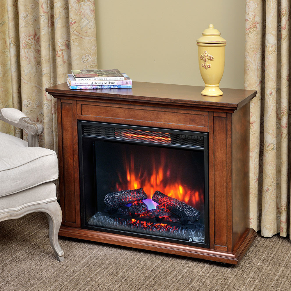 Best ideas about Electric Fireplace Heaters
. Save or Pin Carlisle Infrared Electric Fireplace Heater in Mahogany Now.