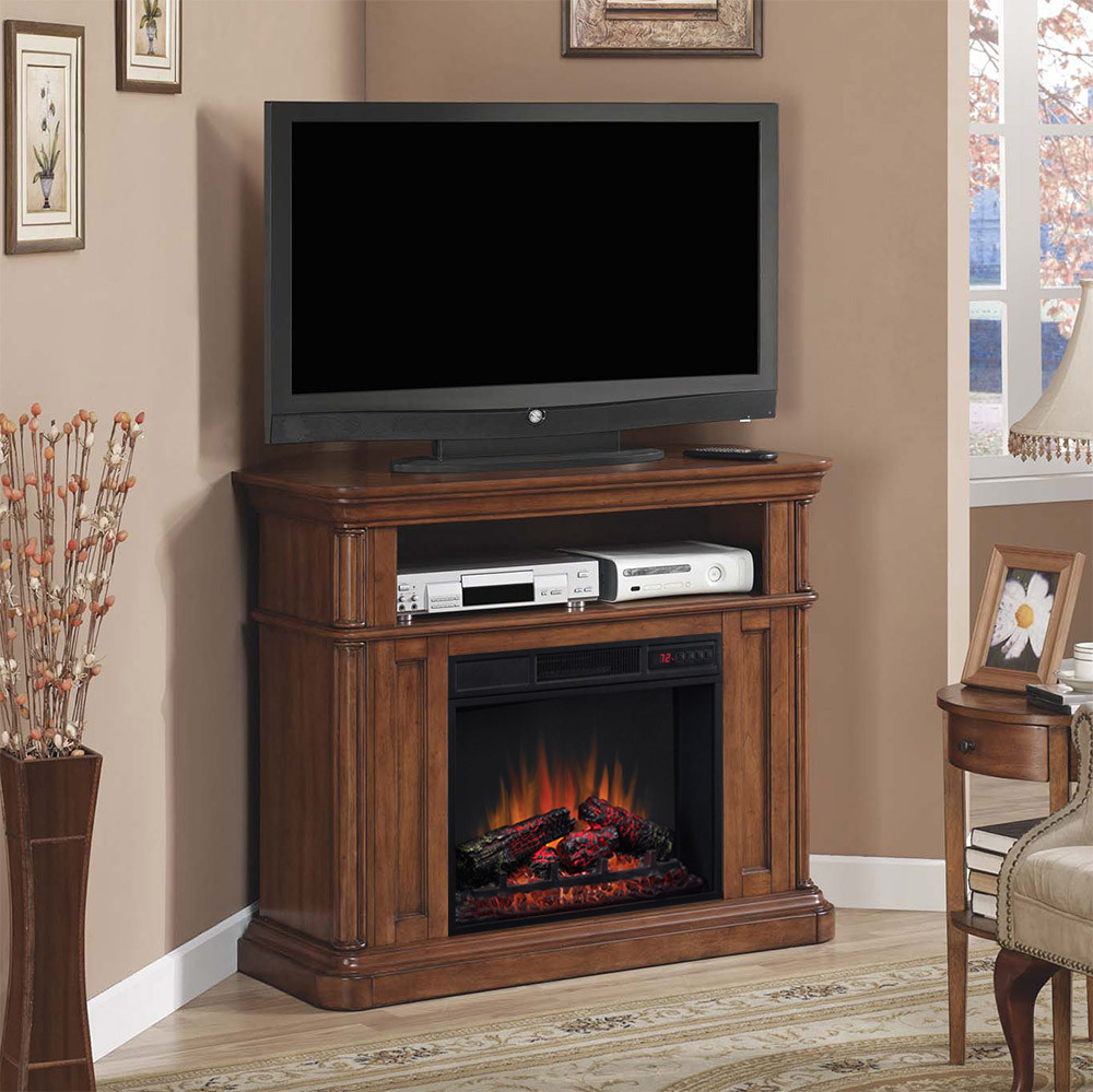 Best ideas about Electric Fireplace Media Center
. Save or Pin Oakfield Wall or Corner Electric Fireplace Media Console Now.