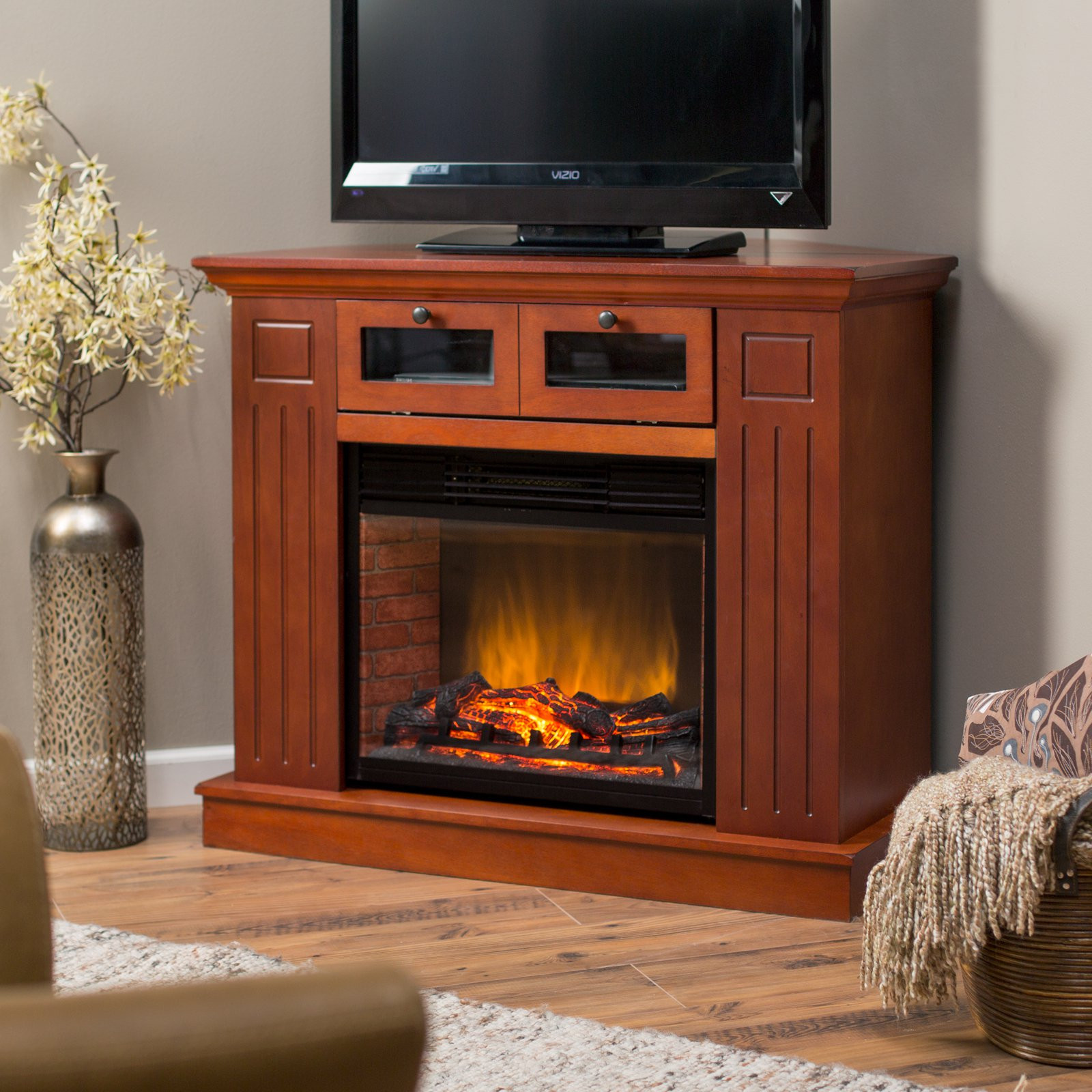 Best ideas about Electric Fireplace Media Center
. Save or Pin Kent Convertible LED Electric Fireplace Media Center Now.