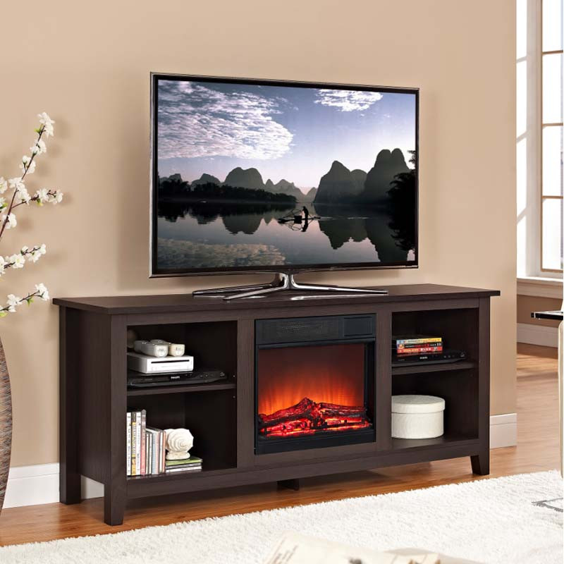 Best ideas about Electric Fireplace Tv Stand 60 Inch
. Save or Pin Walker Edison 60 inch TV Stand with Fireplace Insert Now.