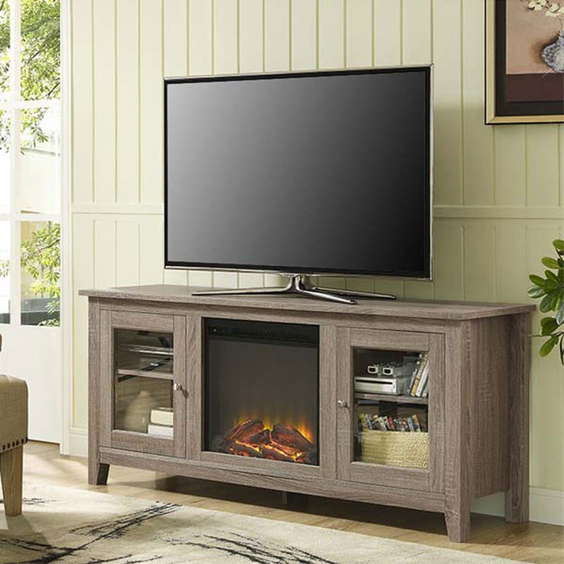 Best ideas about Electric Fireplace Tv Stand 60 Inch
. Save or Pin Walker Edison 60 inch TV Stand with Electric Fireplace Ash Now.